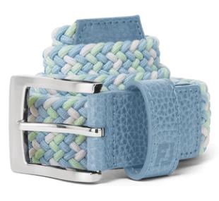 FootJoy Braided Gürtel, blue jay/white/pistachio