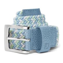 FootJoy Braided Gürtel, blue jay/white/pistachio