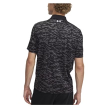 Under Armour Matchplay Printed Herren Poloshirt, schwarz