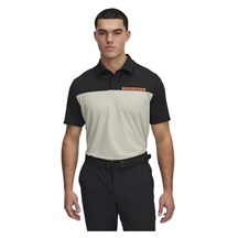 Under Armour T2G Color Block Herren Poloshirt, schwarz