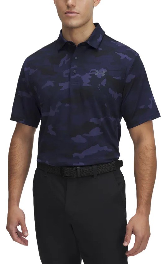 Under Armour Playoff 3.0 Printed Herren Poloshirt, blau