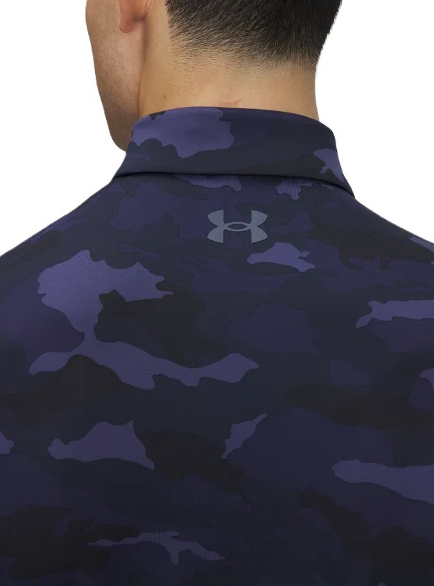 Under Armour Playoff 3.0 Printed Herren Poloshirt, blau
