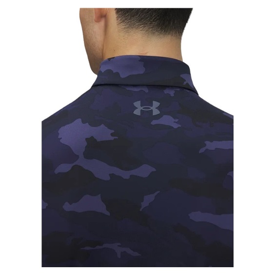 Under Armour Playoff 3.0 Printed Herren Poloshirt, blau