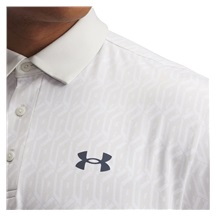 Under Armour Playoff 3.0 Printed  Herren Poloshirt, weiss