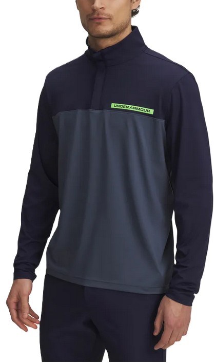 Under Armour T2G 1/4 Zip Herren Sweatshirt, blau/dunkelblau
