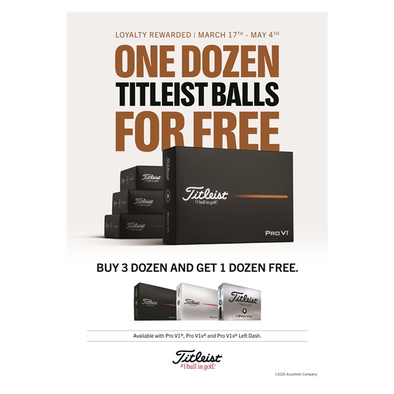 Titleist Pro V1 Loyalty: 3+1 Dutzend Gratis