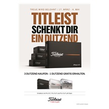 Titleist Pro V1 Loyalty: 3+1 Dutzend Gratis