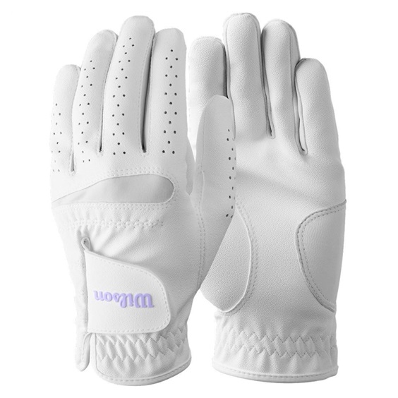 Wilson Feel Plus Damen Golfhandschuh, Weiß
