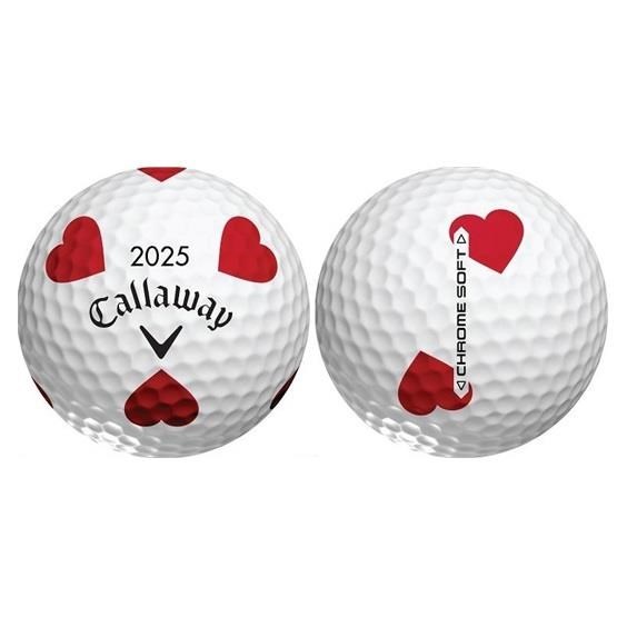 Callaway Chrome Soft Truvis HEARTS Golfbälle