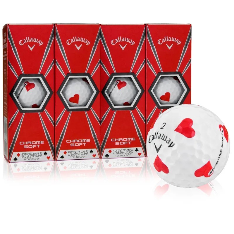 Callaway Chrome Soft Truvis HEARTS Golfbälle