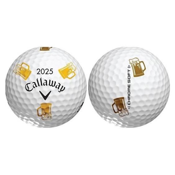 Callaway Chrome Soft Truvis Beer Golfbälle