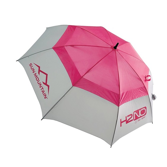Sun Mountain H2NO 30SPF Regenschirm 68", rosa/grau