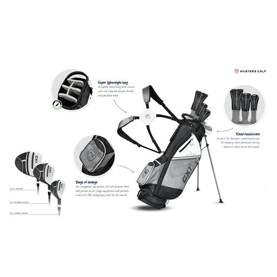 Masters GX1 Gts Herren Golfset, Stahl