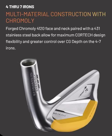 Mizuno JPX 925 Forged Black Herren Eisen, Stahl