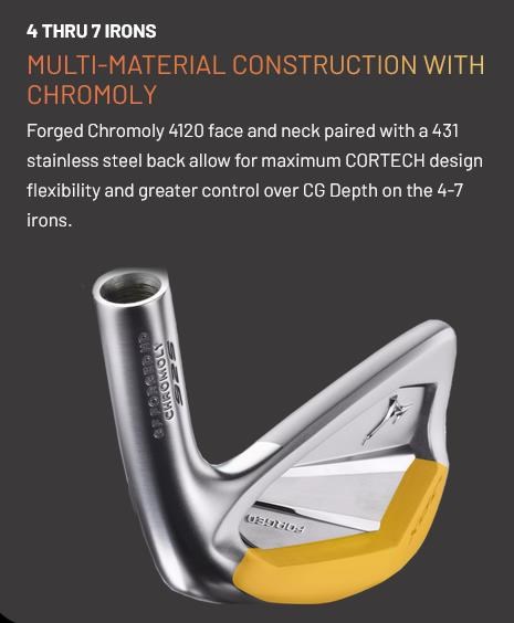 Mizuno JPX 925 Forged Herren Eisen, Graphit