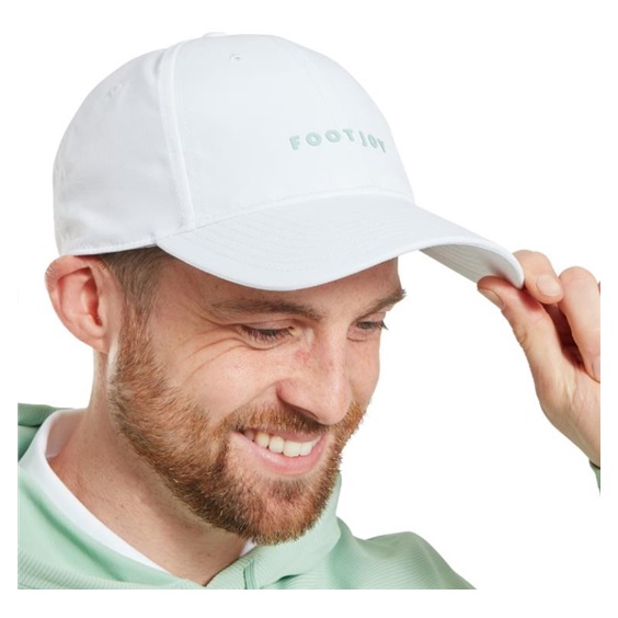 FootJoy Fashion Cap, weiss/hellgrün