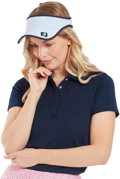 FootJoy Damen Visor, skyway animal/navy