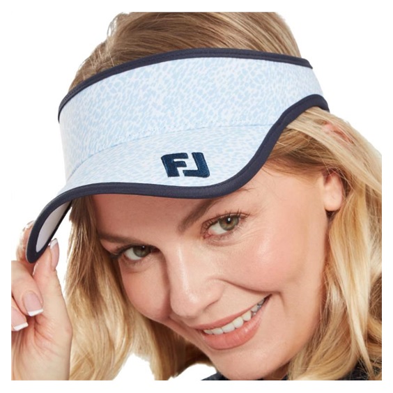 FootJoy Damen Visor, skyway animal/navy