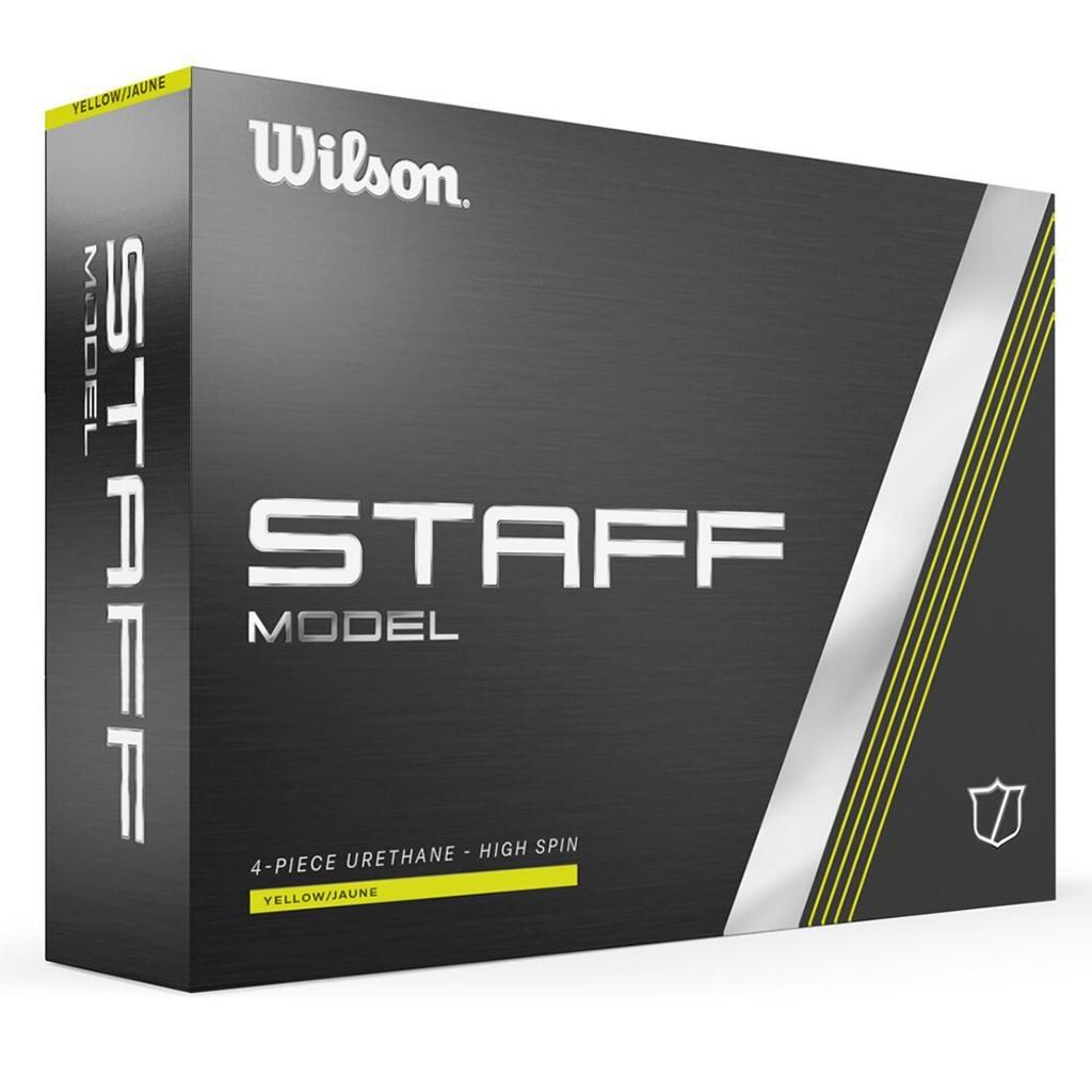 Wilson Staff Model Golfbälle, gelb