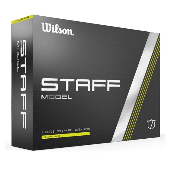 Wilson Staff Model Golfbälle, gelb