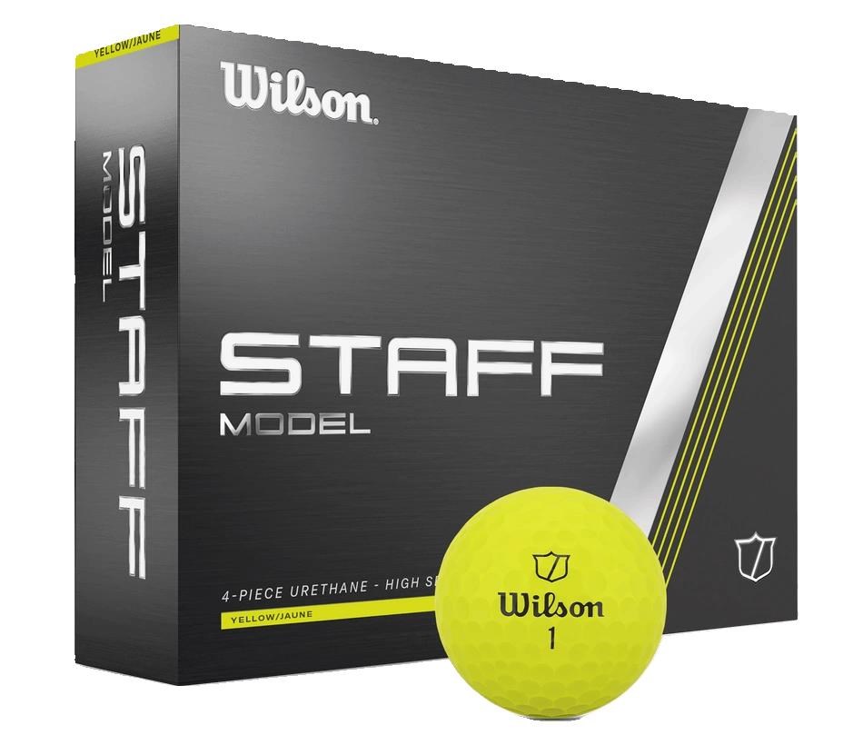 Wilson Staff Model Golfbälle, gelb