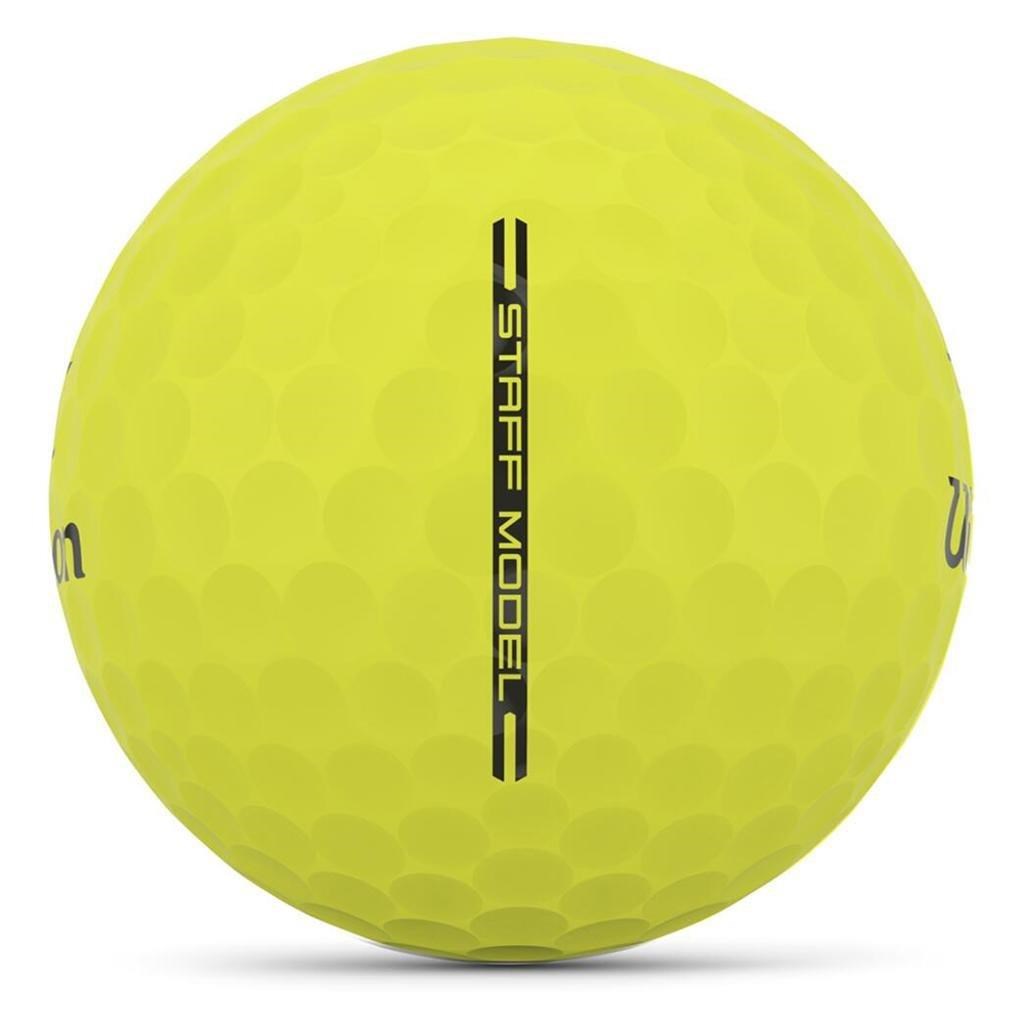 Wilson Staff Model Golfbälle, gelb