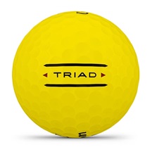 Wilson Triad Golfbälle, gelb
