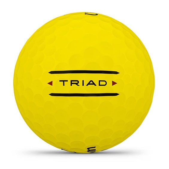 Wilson Triad Golfbälle, gelb
