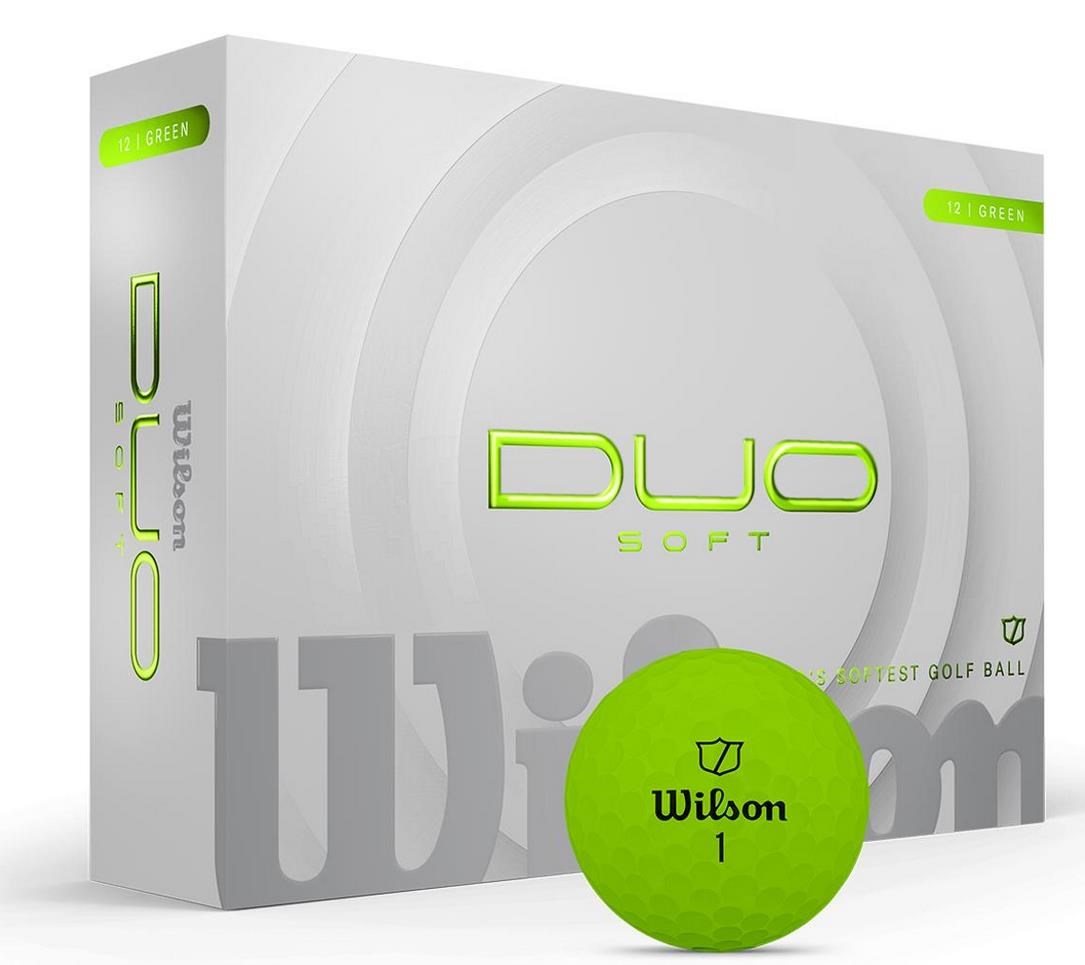 Wilson Duo Soft Golfbälle, grün