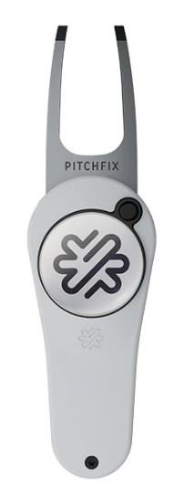 Pitchfix Original Pitchgabel mit Ballmarker, weiss