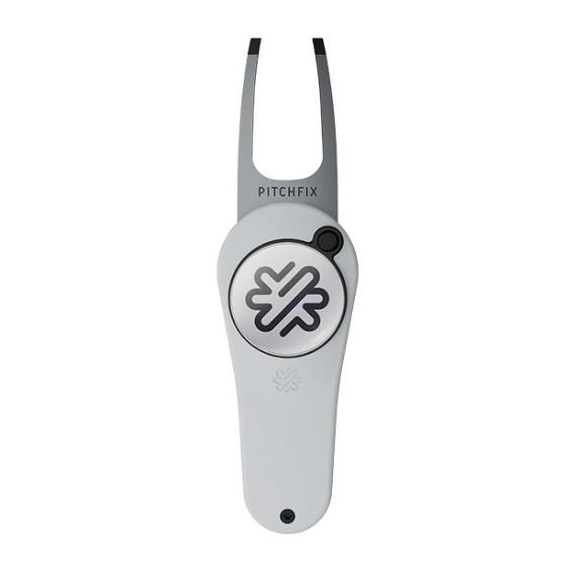 Pitchfix Original Pitchgabel mit Ballmarker, weiss