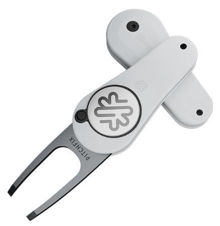 Pitchfix Original Pitchgabel mit Ballmarker, weiss