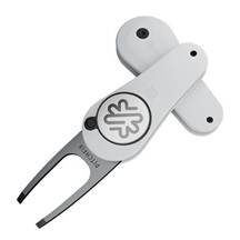 Pitchfix Original Pitchgabel mit Ballmarker, weiss