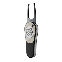 Pitchfix Icon Pitchgabel mit Ballmarker, Schwarz