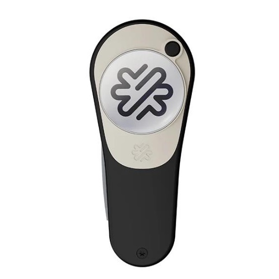 Pitchfix Icon Pitchgabel mit Ballmarker, Schwarz