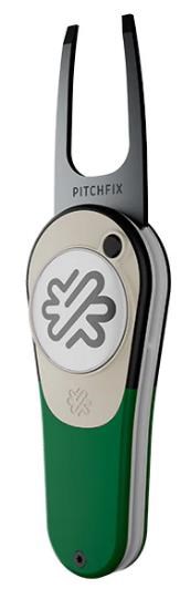 Pitchfix Icon Pitchgabel mit Ballmarker, grün