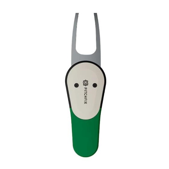 Pitchfix Icon Pitchgabel mit Ballmarker, grün