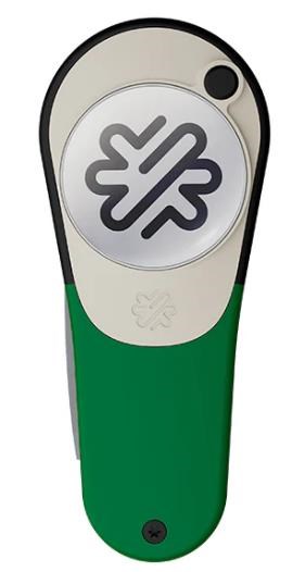 Pitchfix Icon Pitchgabel mit Ballmarker, grün