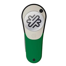 Pitchfix Icon Pitchgabel mit Ballmarker, grün