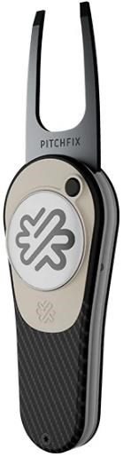 Pitchfix Icon Pitchgabel mit Ballmarker, Carbon