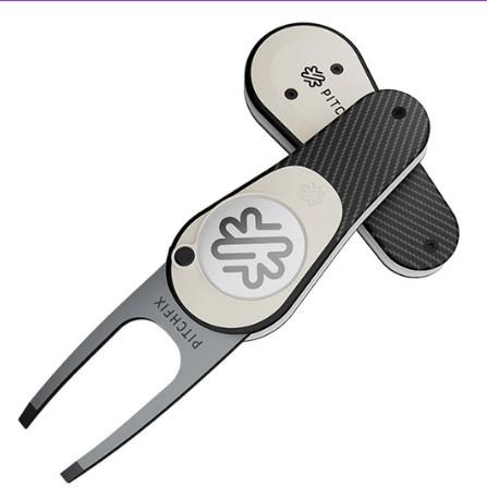 Pitchfix Icon Pitchgabel mit Ballmarker, Carbon