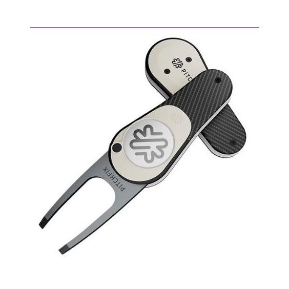 Pitchfix Icon Pitchgabel mit Ballmarker, Carbon