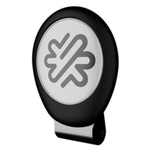Pitchfix Schwarz Golf Magnetic Cap Clip mit Ballmarker