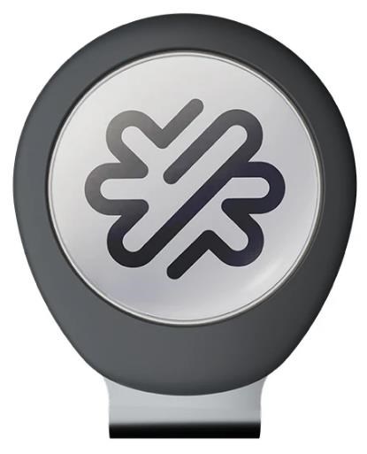 Pitchfix Gun Metal Golf Magnetic Cap Clip mit Ballmarker