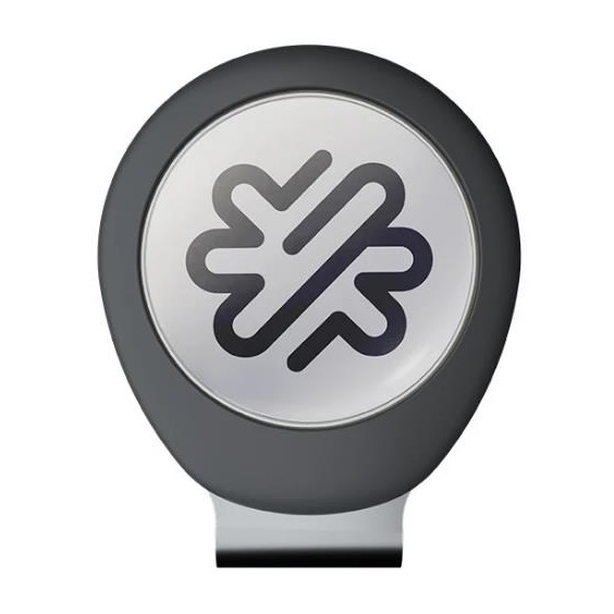 Pitchfix Gun Metal Golf Magnetic Cap Clip mit Ballmarker