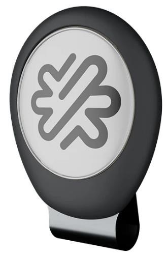 Pitchfix Gun Metal Golf Magnetic Cap Clip mit Ballmarker