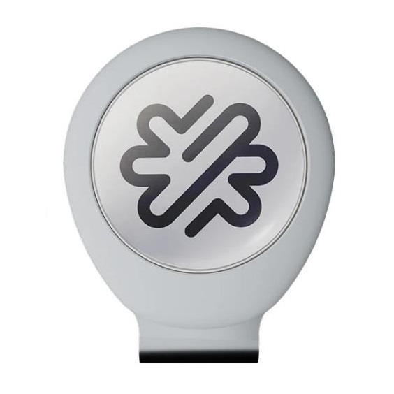 Pitchfix Weiss Golf Magnetic Cap Clip mit Ballmarker