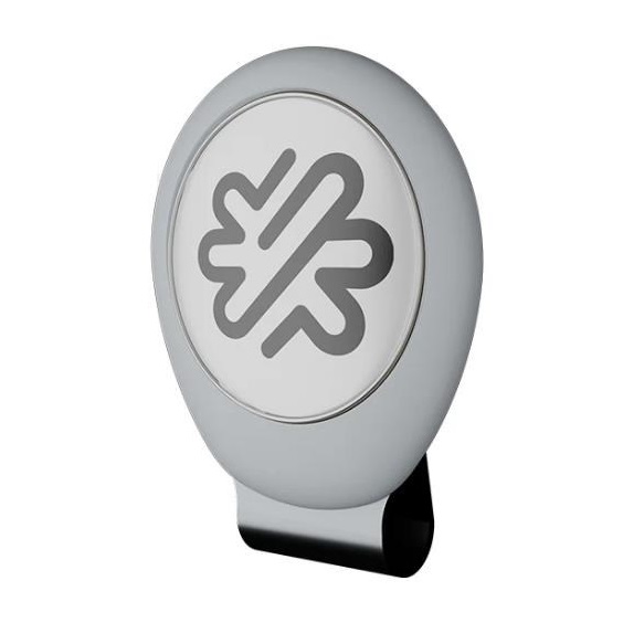 Pitchfix Weiss Golf Magnetic Cap Clip mit Ballmarker