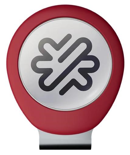 Pitchfix Rot Golf Magnetic Cap Clip mit Ballmarker