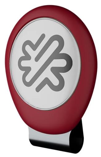 Pitchfix Rot Golf Magnetic Cap Clip mit Ballmarker